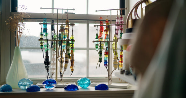 Custom Glass Bead Strands ×2